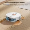 Teendow 7,000 Pa Self-Emptying Robot Vacuum & Mop for Pet Hair, Hardwood Floor and Carpet, App/Voice Controlled, Cordless, HEPA Filter, 3L, White - 4 of 4