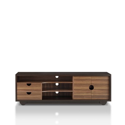 Jubu Open Shelf TV Stand for TVs up to 60" Wenge - miBasics