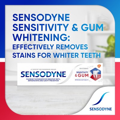 Sensodyne Sensitivity & Gum Whitening Toothpaste - 3.4oz/3pk