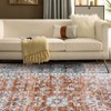 Washable Area Rug Non Slip Low Pile Rug Vintage Floral Rug - 4 of 4