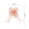 Unique Bargains Love You Pattern Gift Wrapping Large Pull Bows for Wedding 10 Pcs - 2 of 4