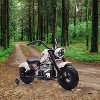 36V 350W Kids Electric Dirt Bike, w/Removable Training Wheels, 16.5MPH Max, Suspension, LED Lights,Music, Leather Seat - 3 of 4