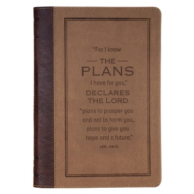 Journal Classic Zip Brown I Know the Plans 29:11 - (Leather Bound)