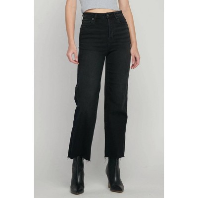 Women's Fallon High Waist Wide Straight Leg Jean - HIDDEN 25