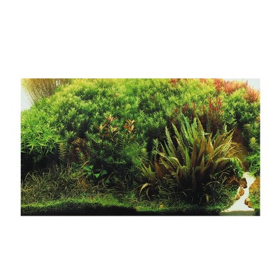 Unique Bargains Double-sided Aquarium Fish Tank Background Poster 1 Pc