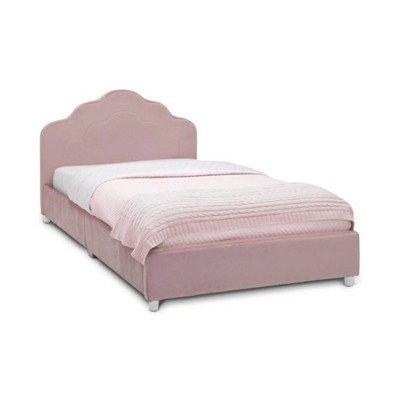 Vtec Trading Rose Pink Comfort Wood Upholstered Bed