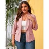 Whizmax Women's Plus Size Casual Blazers Open Front Work Office Jackets Blazer with Pockets - 2 of 4