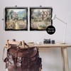 Stupell Industries Quaint French Country Garden Black Framed Floater Canvas Wall Art (Set of 2) - 3 of 4