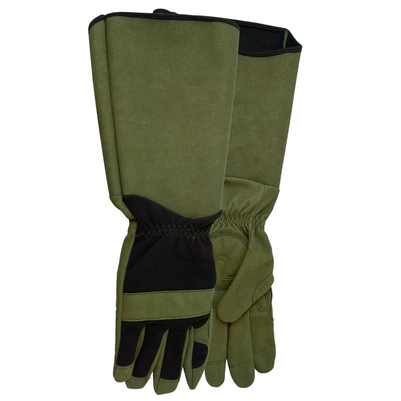 Watson Gloves Game of Thorns One Size Fits All Spandex  Black/Green Gardening Gloves, 1 of 2