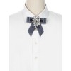 INSPIRE CHIC Women's All-match Fashion Performance Adjustable Diamond-encrusted Brooch Neck Tie - 4 of 4