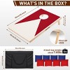 Baofuwish Solid Wood Cornhole Set,3ft x 2ft Regulation Game Boards with 8 Bean Bags,Portable Outdoor Lawn Game for Family & Friends - 4 of 4