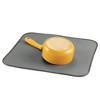 iDesign iDry Large Kitchen Countertop Absorbent Dish Drying Mat, Pewter Gray - 3 of 4