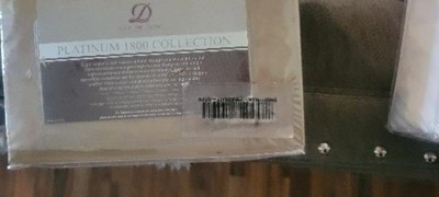 Danjor Luxury Pillowcase And Sheet Bedding Set 1800 Series, Queen, Ice ...