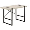NicBex 48" Industrial Computer Desk with Grey Reclaimed Wood-Look Black Metal Legs, X-Shaped Support for Home Office, Laptop/Work - 2 of 4
