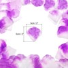Unique Bargains Wedding Party Decoration Silk Artificial Flower Rose Petals Purple/White 2000 Pcs - 2 of 4