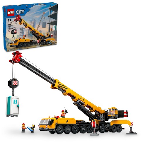 Lego City Yellow Mobile Construction Crane Toy Set 60409 Target