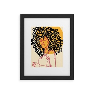 Deny Designs Alilscribble Sun Girl Framed Art Print - 1 of 4