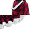 PAVILIA Angel Wrap Hooded Blanket for Women Adult, Wearable Cozy Wrap Throw Fleece Shawl Cape - 4 of 4