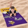 NFL Minnesota Vikings Mickey Splash Hugger Beach Towel - 3 of 4