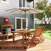 Costway 10Ft Outdoor Market Patio Table Umbrella Push Button Tilt Crank Lift Burgundy\Beige\Tan\Blue - 4 of 4