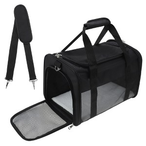 Unique Bargains Breathable Mesh Design Pet Carrier 1 Pc - 1 of 4