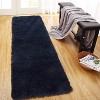Fluffy Runner Rug Soft Shag Plush Area Rug Non-Slip Nursery Dorm Fuzzy Bedside Rug Kids Room Home Decor Tie-Dye - 3 of 4