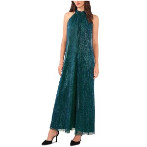 MSK Womens Crinkle Mesh Metallic Jumpsuit - 1 of 1