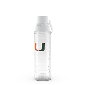 NCAA Miami Hurricanes 24oz Primary Logo Venture Lite Water Bottle - 1 of 4