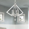 Livex Lighting Diamond 4 - Light Chandelier in  Brushed Nickel - 4 of 4