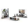 TiramisuBest TV STAND with Walnut for TV & Entertainment Furniture - 2 of 4