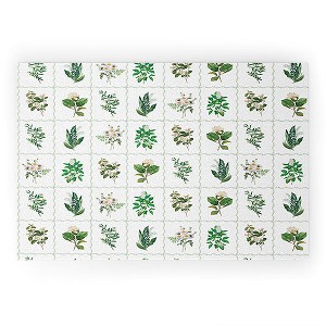 Evanjelina & Co Botanical Collection Pattern 1 36" x 24" Welcome Mat - Society6 - 1 of 3