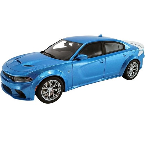 Dodge Charger Srt Hellcat Widebody B5 Blue Met Daytona 50th Anniversary Edition 1 18 Model Car By Gt Spirit For Acme Target