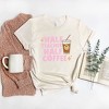 Simply Sage Market Women's Half Teacher Half Coffee Short Sleeve Graphic Tee - 3 of 4