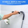 Itopfox 2 Pack Grab Bars for Bathtubs and Showers, Anti Slip Handicap Safety Rails for Elderly, Bathroom Handles for Disability Assist - 2 of 4
