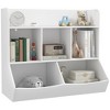 NicBex Kids 5-Shelf Bookcase with Storage Drawer Montessori Toy Organizer Playroom Storage System with Anti-Tip Anchors - 3 of 4