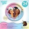 Treasures Gifted Afro Unicorn Birthday Party Supplies - Tableware Starter Set for 24 Guests - Plates & Napkins - 3 of 4