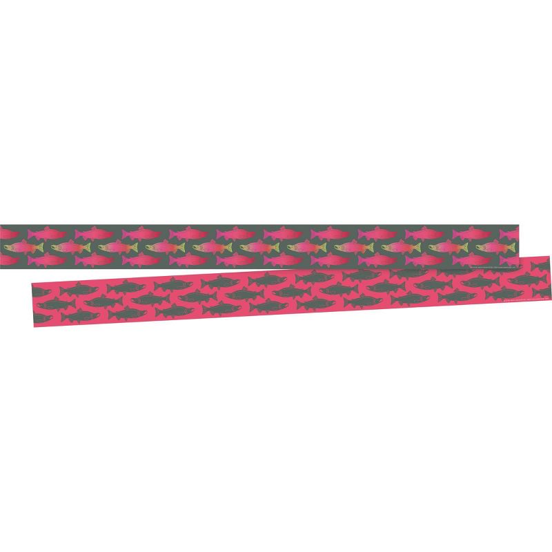 2pk Salmon Double-Sided Classroom Borders - Barker Creek: Versatile, Colorful, Educational Decor for All Grades, 1 of 5