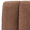 Lifestorey Kerrington Channel Back Upholstered Breakfast Nook Corner Seat Brown - 3 of 4