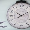 GlasFlength Wall Clocks Retro Oval Traditional Timeless Design Elegant Simple Practical Decor for Living Spaces, Ivory, Beige, 17.7"*1.2"*29" - 4 of 4