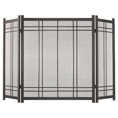 Photo 1 of Pleasant Hearth Preston 3 Panel Fireplace Screen