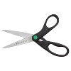 Westcott KleenEarth Recycled Stainless Steel Scissors 8" Straight Black 41418 - 2 of 4
