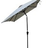 Maria 6x9 ft uv-cut Patio Cantilever Umbrella with Crank and Push Button Tilt without flap, Outdoor Furniture - Maison Boucle - 2 of 4