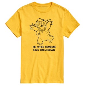 Men's - Disney - Calm Down Short Sleeve Graphic T-Shirt - 1 of 4
