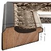 Furio  Distressed Silver and Black Single Image Picture Frame - 4 of 4