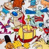 Surreal Entertainment Nickelodeon Cartoon Collage Fleece Throw Blanket | 45 x 60 Inches - 2 of 4