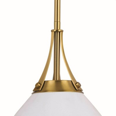 Glossy White Aluminum 10-inch Indoor/Outdoor Pendant Light