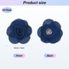 Unique Bargains Silk Alloy Created Camellia Flower Lapel Pin for Men Suit 2 x 1.3 inch 16 Pcs - 3 of 4
