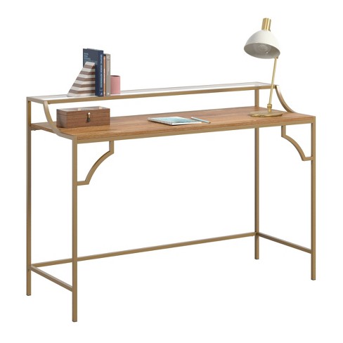 Sauder International Lux Writing Desk Sindoori Mango - image 1 of 4