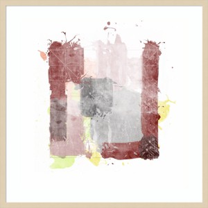 Amanti Art 33"x33" The Good The Bad and The Idea by Francois Domain Wood Framed Wall Print: Modern Abstract Giclee Art - 1 of 4