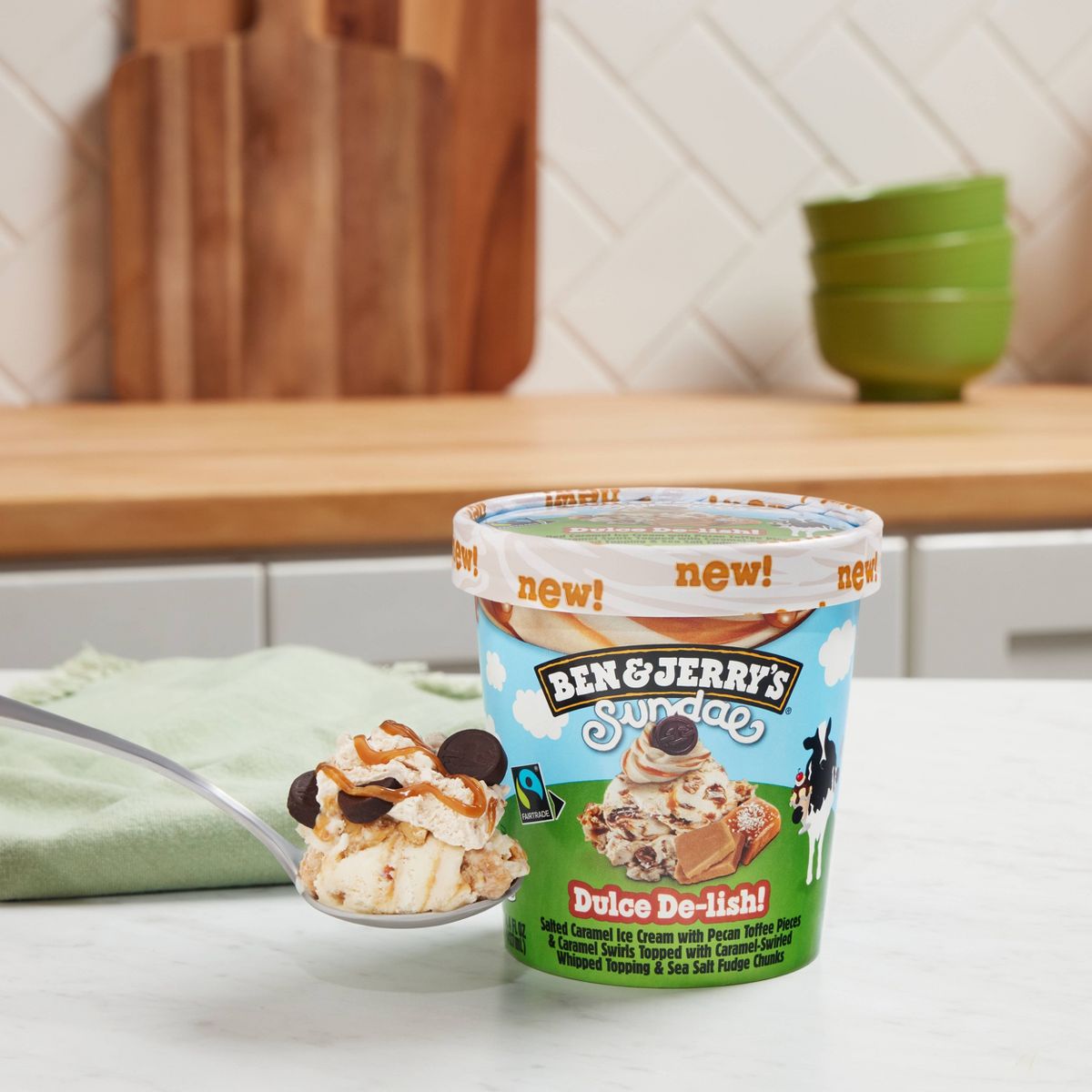 Ben & Jerry's Dulce Delish Sundae - 14.44 fl oz: Fair Trade Certified - thumbnail 5